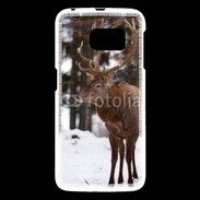 Coque Samsung Galaxy S6 Cerf en hiver 56