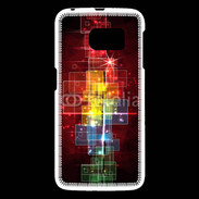 Coque Samsung Galaxy S6 Fond abstrait coloré