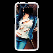 Coque Samsung Galaxy S6 Brune fashion 1