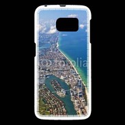 Coque Samsung Galaxy S6 Vue aérienne de la cote de Miami