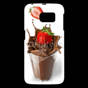 Coque Samsung Galaxy S6 Fraise et chocolat