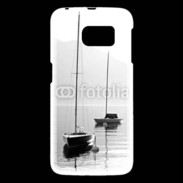 Coque Samsung Galaxy S6 Bateau sur un lac