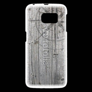 Coque Samsung Galaxy S6 Rose des vents sur fond en bois