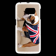 Coque Samsung Galaxy S6 Bulldog anglais en tenue