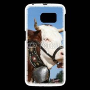 Coque Samsung Galaxy S6 Vache de race Abondance Savoie