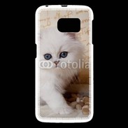 Coque Samsung Galaxy S6 Adorable chaton persan 2