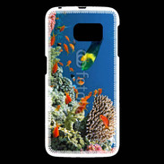 Coque Samsung Galaxy S6 Poissons tropicaux et coraux 5