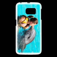 Coque Samsung Galaxy S6 Bisou de dauphin