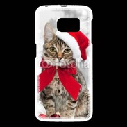 Coque Samsung Galaxy S6 chat de noël 500