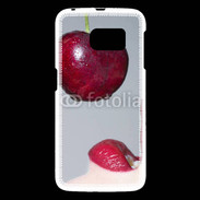 Coque Samsung Galaxy S6 Cerise et bouche 3