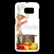 Coque Samsung Galaxy S6 Bébé chef cuisinier