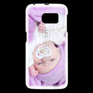 Coque Samsung Galaxy S6 Amour de bébé en violet