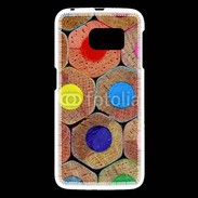 Coque Samsung Galaxy S6 Art crayon de couleur