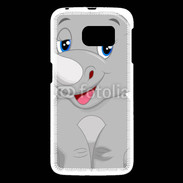 Coque Samsung Galaxy S6 Rhinocéros Cartoon 500