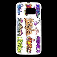 Coque Samsung Galaxy S6 Graffiti vector background collection