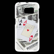 Coque Samsung Galaxy S6 Paire d'as au poker 2