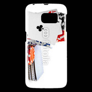 Coque Samsung Galaxy S6 Paire d'as au poker 5