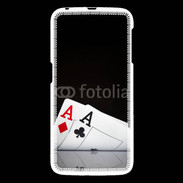 Coque Samsung Galaxy S6 Paire d'As au poker 85