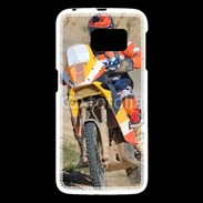 Coque Samsung Galaxy S6 Rallie Raid en moto