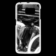 Coque Samsung Galaxy S6 Moto et chrome