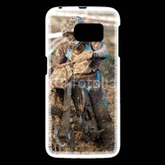 Coque Samsung Galaxy S6 Moto cross dans la boue 15