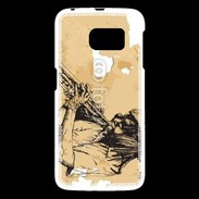 Coque Samsung Galaxy S6 Illustration trompettiste 