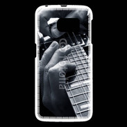 Coque Samsung Galaxy S6 Musicien de blues à la guitare