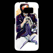 Coque Samsung Galaxy S6 Trompettiste en dessin 65