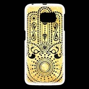 Coque Samsung Galaxy S6 Islam noir et jaune 25