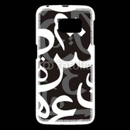Coque Samsung Galaxy S6 Paterne de lettres Arabes 120
