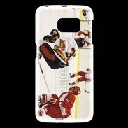 Coque Samsung Galaxy S6 Joueur de Hockey sur glace