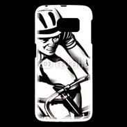 Coque Samsung Galaxy S6 Dessin de cycliste