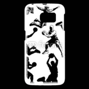 Coque Samsung Galaxy S6 Silhouette de basketeur