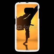 Coque Samsung Galaxy S6 Silhouette de karatéka