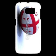 Coque Samsung Galaxy S6 Ballon de rugby Georgie