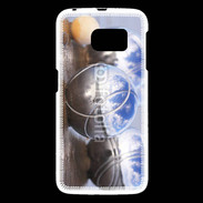 Coque Samsung Galaxy S6 Boule de pétanque chromée