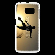 Coque Samsung Galaxy S6 beach soccer couché du soleil