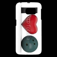 Coque Samsung Galaxy S6 J'aime le Bowling
