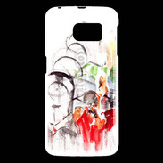 Coque Samsung Galaxy S6 Illustration de cycliste 2