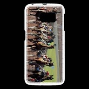 Coque Samsung Galaxy S6 Arrivée de course de trot en sulky