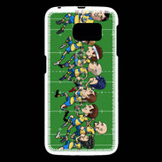 Coque Samsung Galaxy S6 Cartoon rugby 1