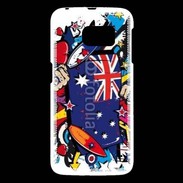 Coque Samsung Galaxy S6 Graffiti Australie rugby