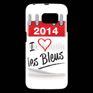 Coque Samsung Galaxy S6 J'aime les bleus 2014