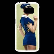 Coque Samsung Galaxy S6 Hôtesse de l'air sexy