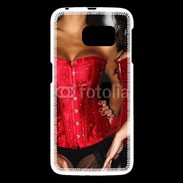 Coque Samsung Galaxy S6 Belles et sexy en noir et rouge