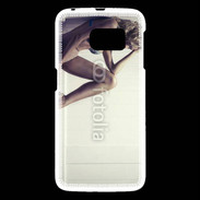 Coque Samsung Galaxy S6 Femme sexy pensante en lingerie