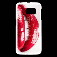 Coque Samsung Galaxy S6 Bouche sexy gloss rouge