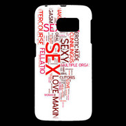 Coque Samsung Galaxy S6 Nuage de mots sexy 2