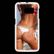 Coque Samsung Galaxy S6 Femme de rêve à la plage