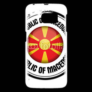 Coque Samsung Galaxy S6 Logo Macédoine